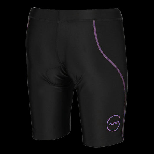 Zone3 Womens Activate Shorts (Black Purple)