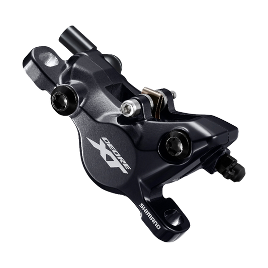 Shimano Deore XT Hydraulic Brake Lever BL-M8100 (Right) with Brake Caliper BR-M8100 (Rear)-Metal Pads