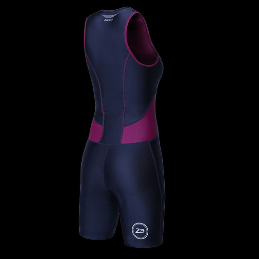 Zone3 Womens Trisuit Activate (Black Purple)