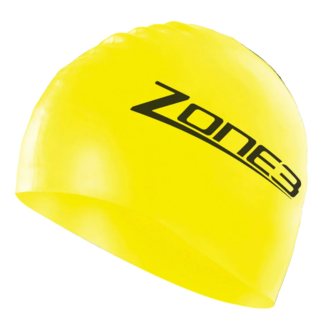 Zone3 Silicon Swimming Cap (Yellow)