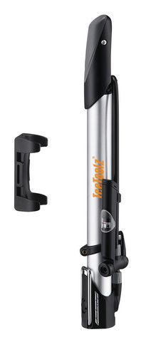 IceToolz High Pressure Mini Floor Pump For AV/FV/DV Silver