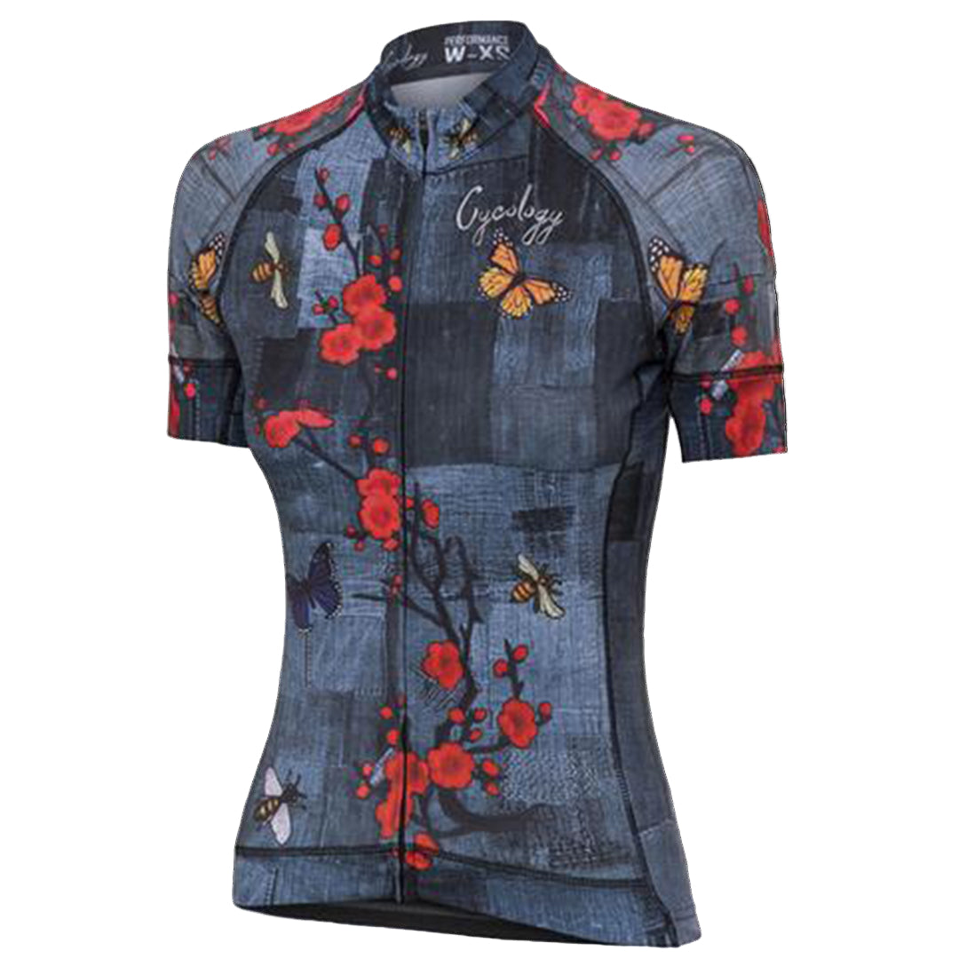 Cycology Lamour Womens Cycling Jersey Blue