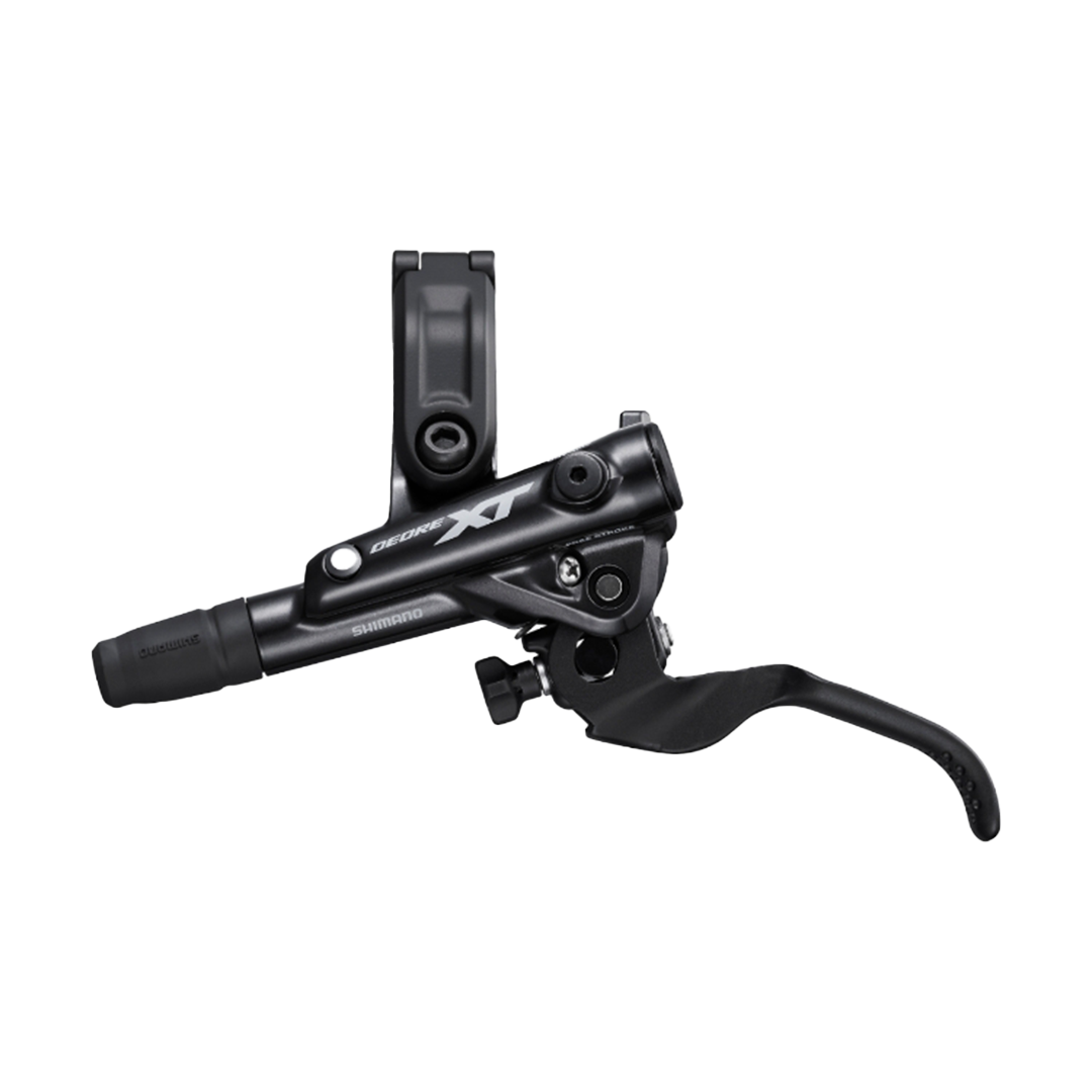Shimano Deore XT Hydraulic Brake Lever BL-M8100 (Left) with Brake Caliper BR-M8100 (Front)-Resin Pads