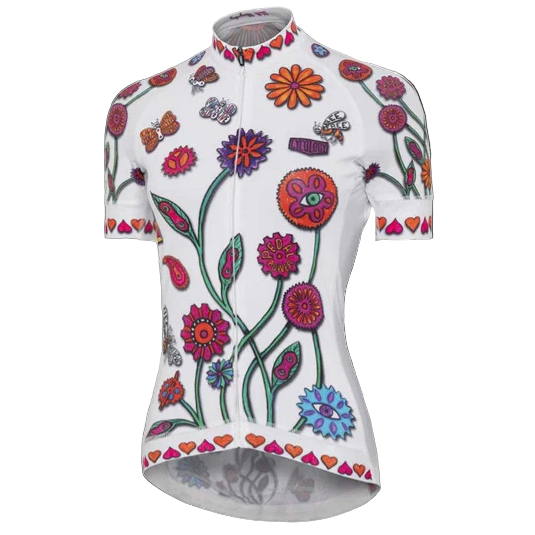 Cycology Boho Womens Cycling Jersey (White)