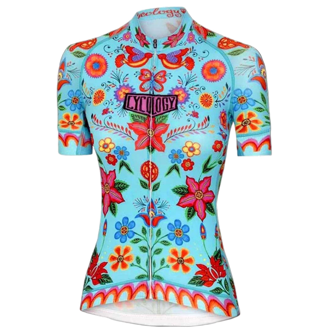 Cycology Frida (Aqua) Womens Cycling Jersey