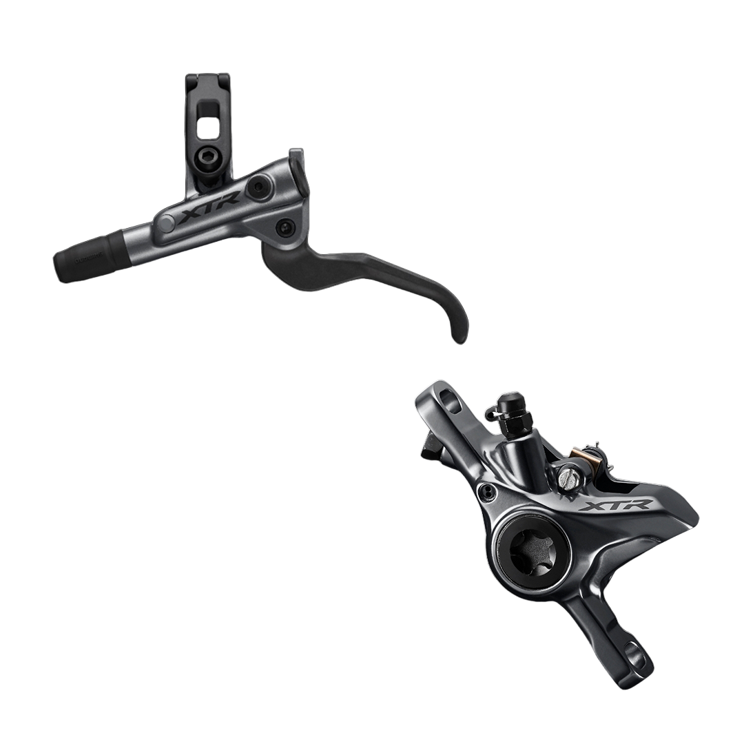 Shimano XTR Hydraulic Brake Lever BL-M9100 (Right) with Brake Caliper BL-M9100 (Rear)