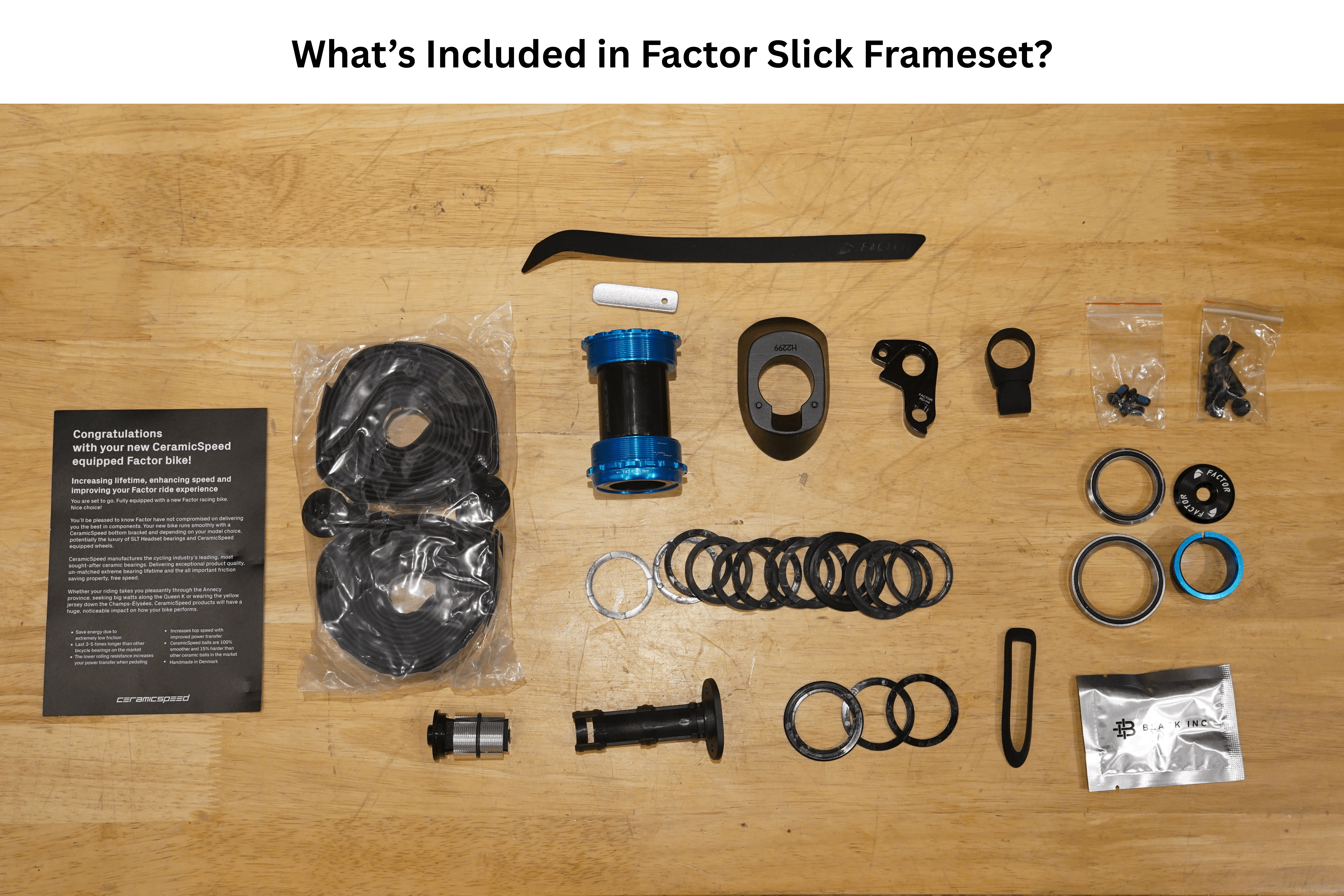Factor Slick Triathlon Bike Frameset