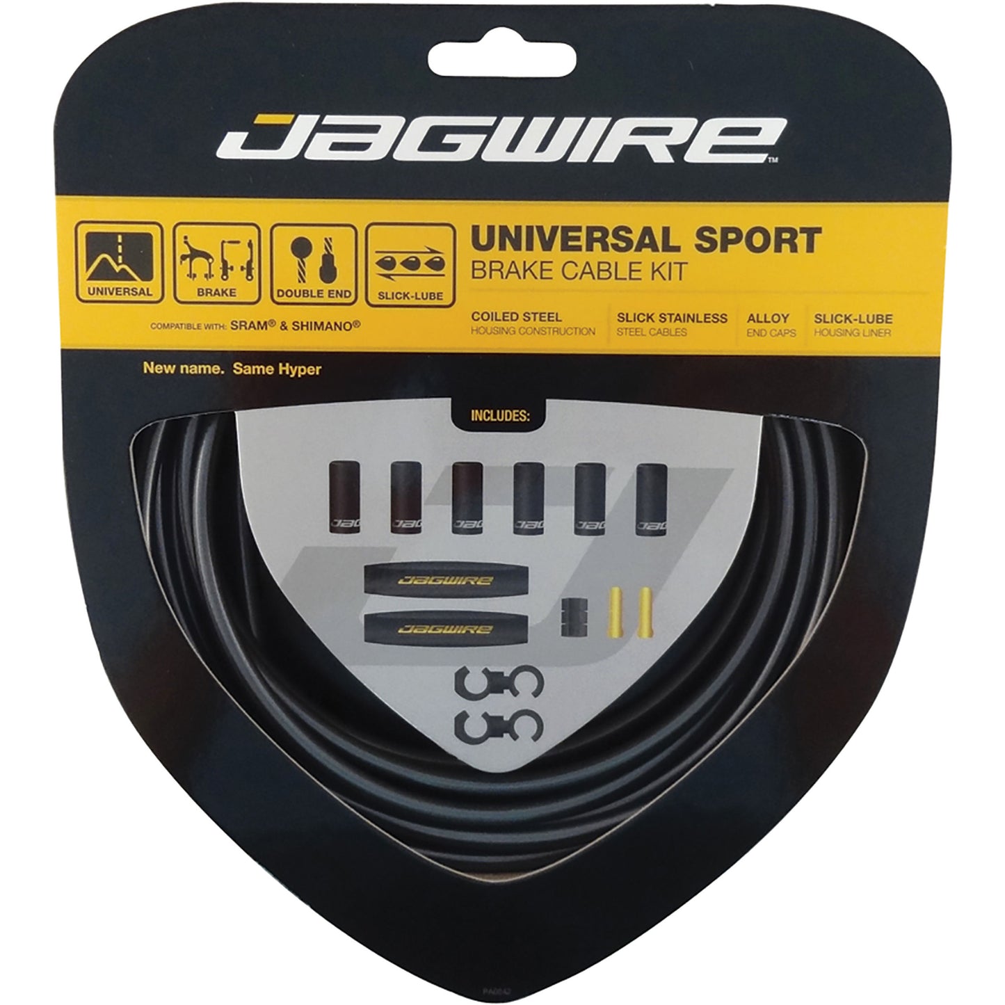 Jagwire Universal Sport Brake Cable Kit (Black)