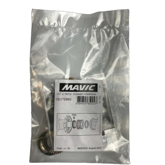 ID360 MTB Hub 40T Ratchets, Spring, Grease and Pad