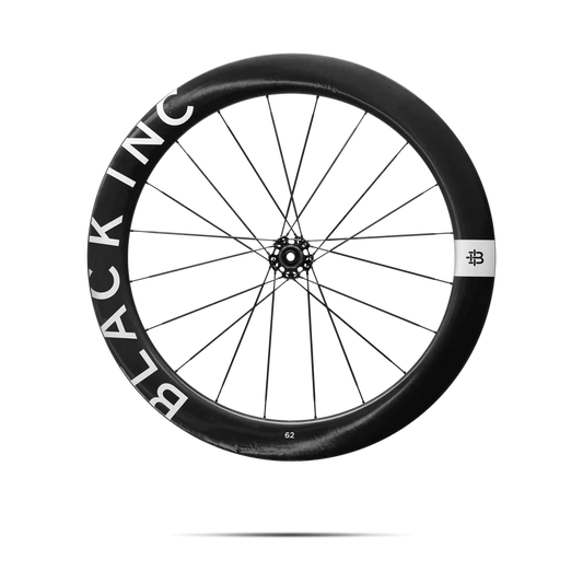 Black Inc 62 deep carbon rim wheelset
