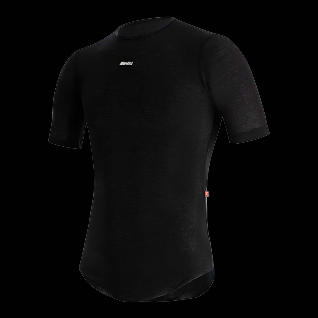 Santini Dry Winter Baselayer Short Sleeve (Black)