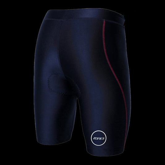 Zone3 Mens Activate Tri Shorts (Black Red)