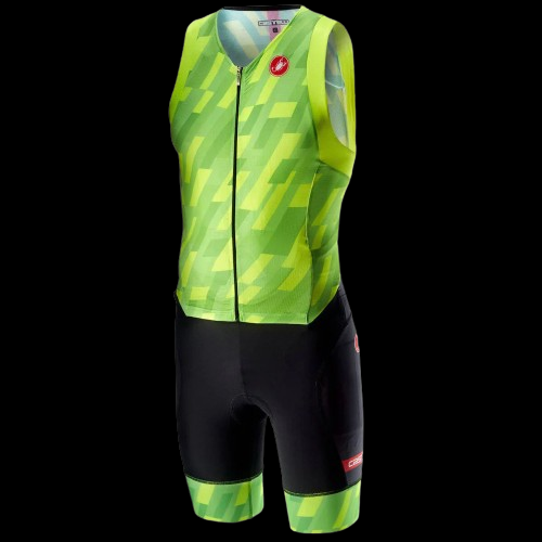 Castelli Free Sanremo Mens Trisuit (Black Green)