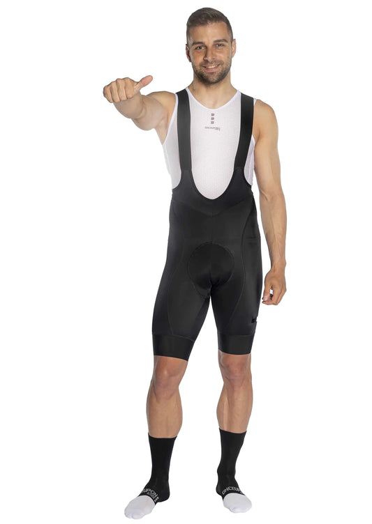 Onceupon Mens Bibshorts (Pure Black)