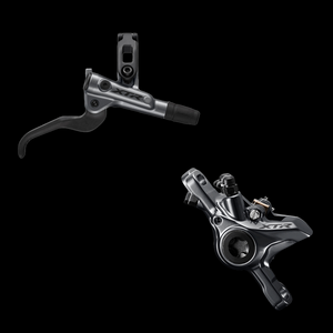 Shimano XTR Hydraulic Brake Lever BL-M9100 (Left) with Brake Caliper BL-M9100 (Front)