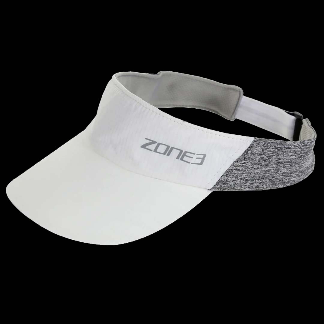 Zone3 Lightweight Race Visor (White/Reflective Silver)
